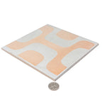 Formidus Terracotta Geo Deco Square 8x8 Porcelain Tile | Tile Club