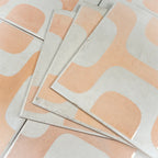 Formidus Terracotta Geo Deco Square 8x8 Porcelain Tile | Tile Club
