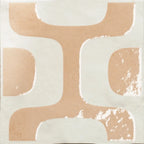 Formidus Terracotta Deco Square 8x8 Porcelain Tile | Tile Club