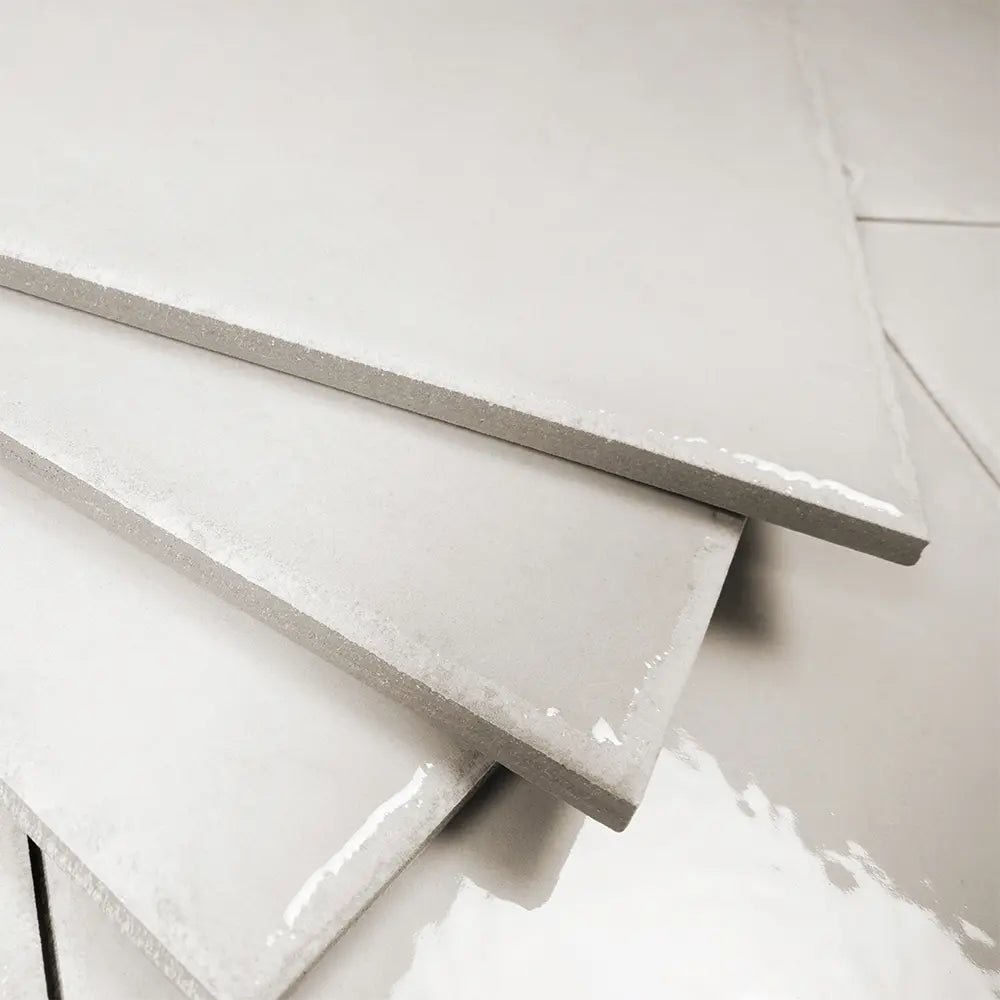 Formidus White Square 8x8 Porcelain Tile | Tile Club