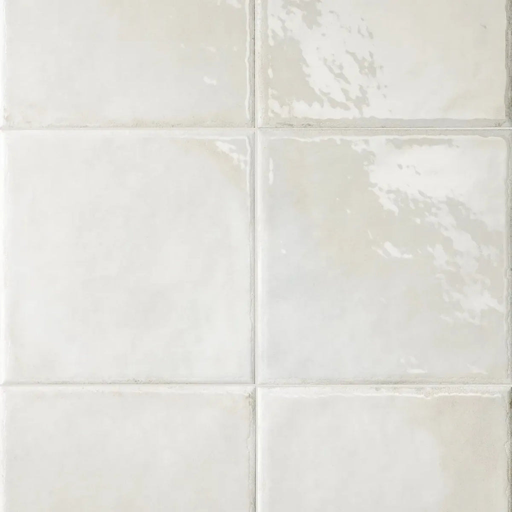 Formidus White Square 8x8 Porcelain Tile | Tile Club