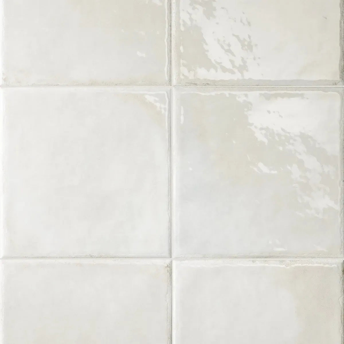 Formidus White Square 8x8 Porcelain Tile | Tile Club