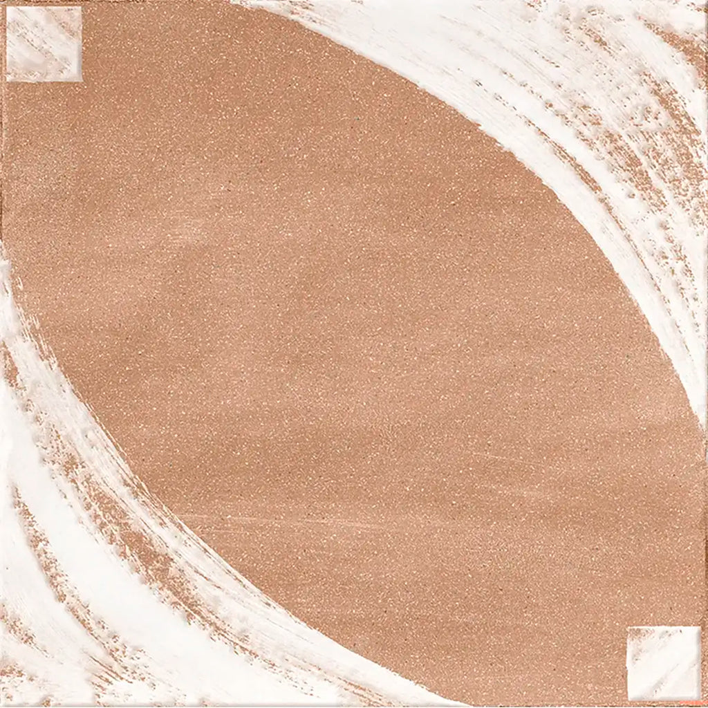 Formidus Terracotta Petal Deco Porcelain Tile | Tile Club