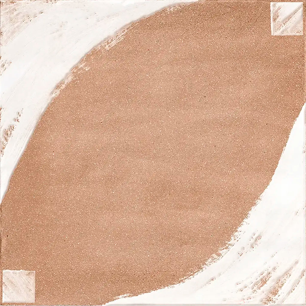 Formidus Terracotta Petal Deco Porcelain Tile | Tile Club