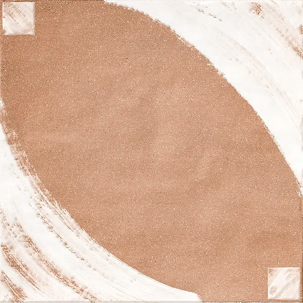 Formidus Terracotta Petal Deco Porcelain Tile | Tile Club