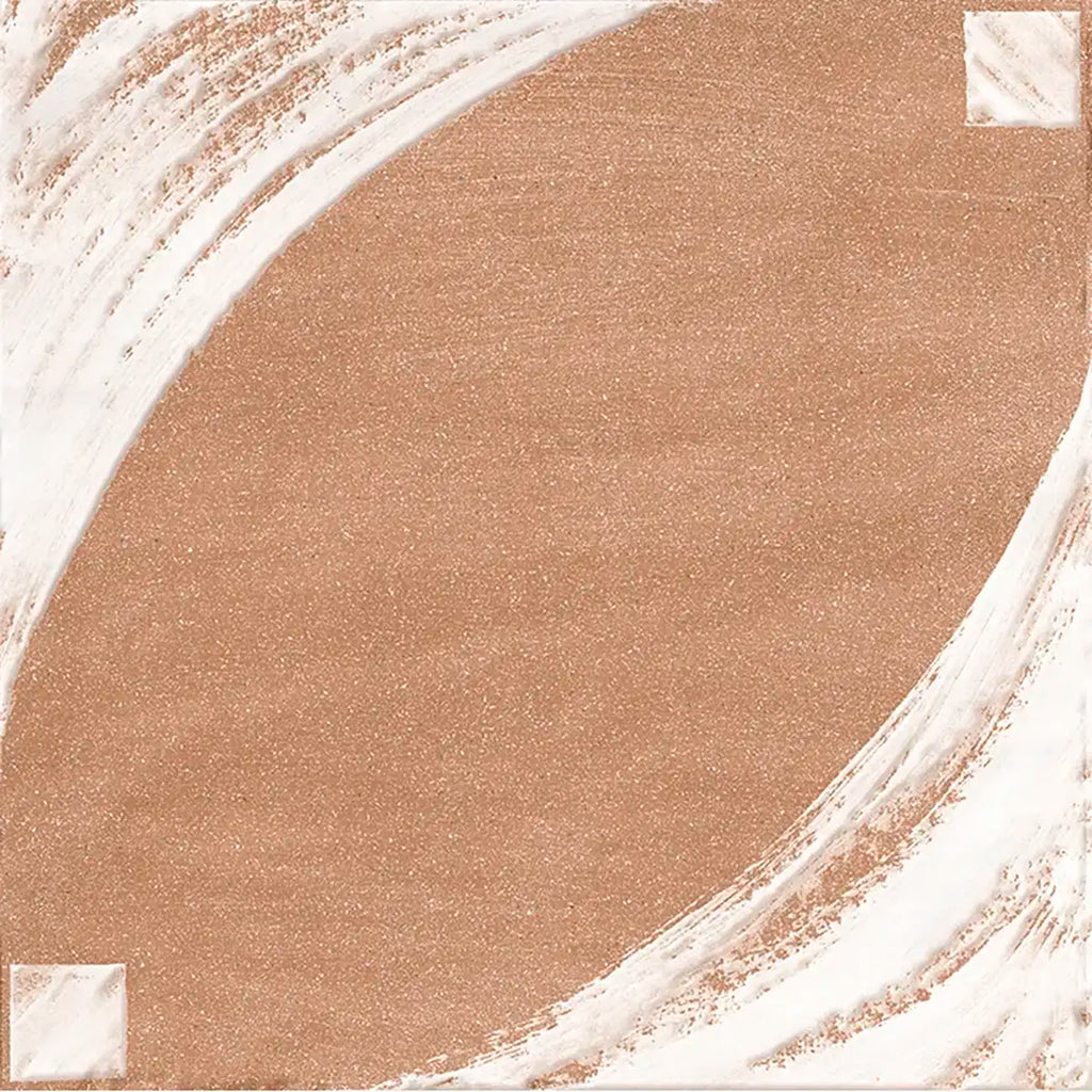 Formidus Terracotta Petal Deco Porcelain Tile | Tile Club