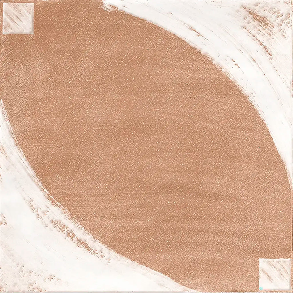 Formidus Terracotta Petal Deco Porcelain Tile | Tile Club