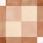 Formidus Terracotta Plaid Deco Porcelain Tile | Tile Club