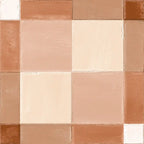 Formidus Terracotta Plaid Deco Porcelain Tile | Tile Club