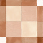 Formidus Terracotta Plaid Deco Porcelain Tile | Tile Club