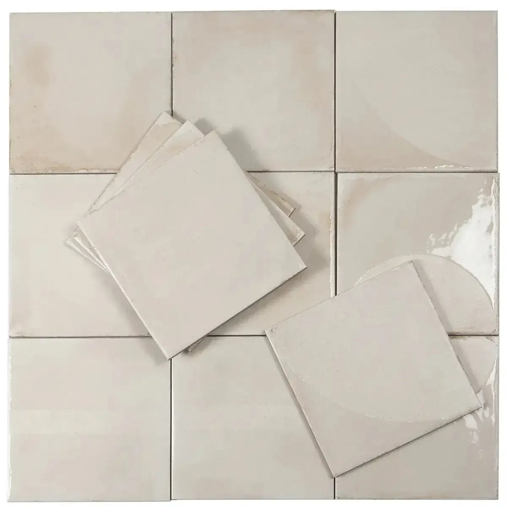 Formidus Sand Deco Square 8x8 Porcelain Tile | Tile Club