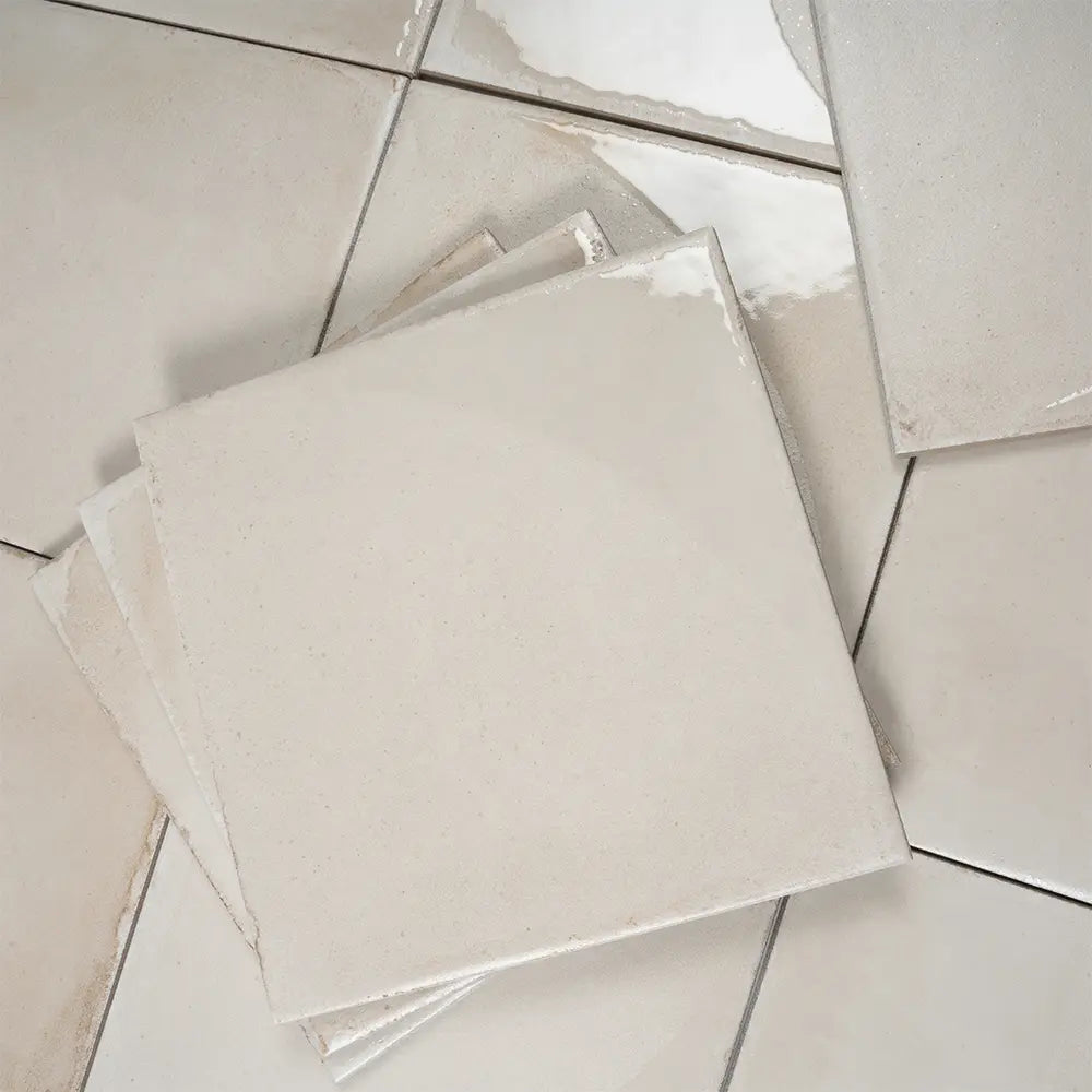 Formidus Sand Deco Square 8x8 Porcelain Tile | Tile Club