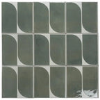 Formidus Evergreen Deco Square 8x8 Porcelain Tile | Tile Club