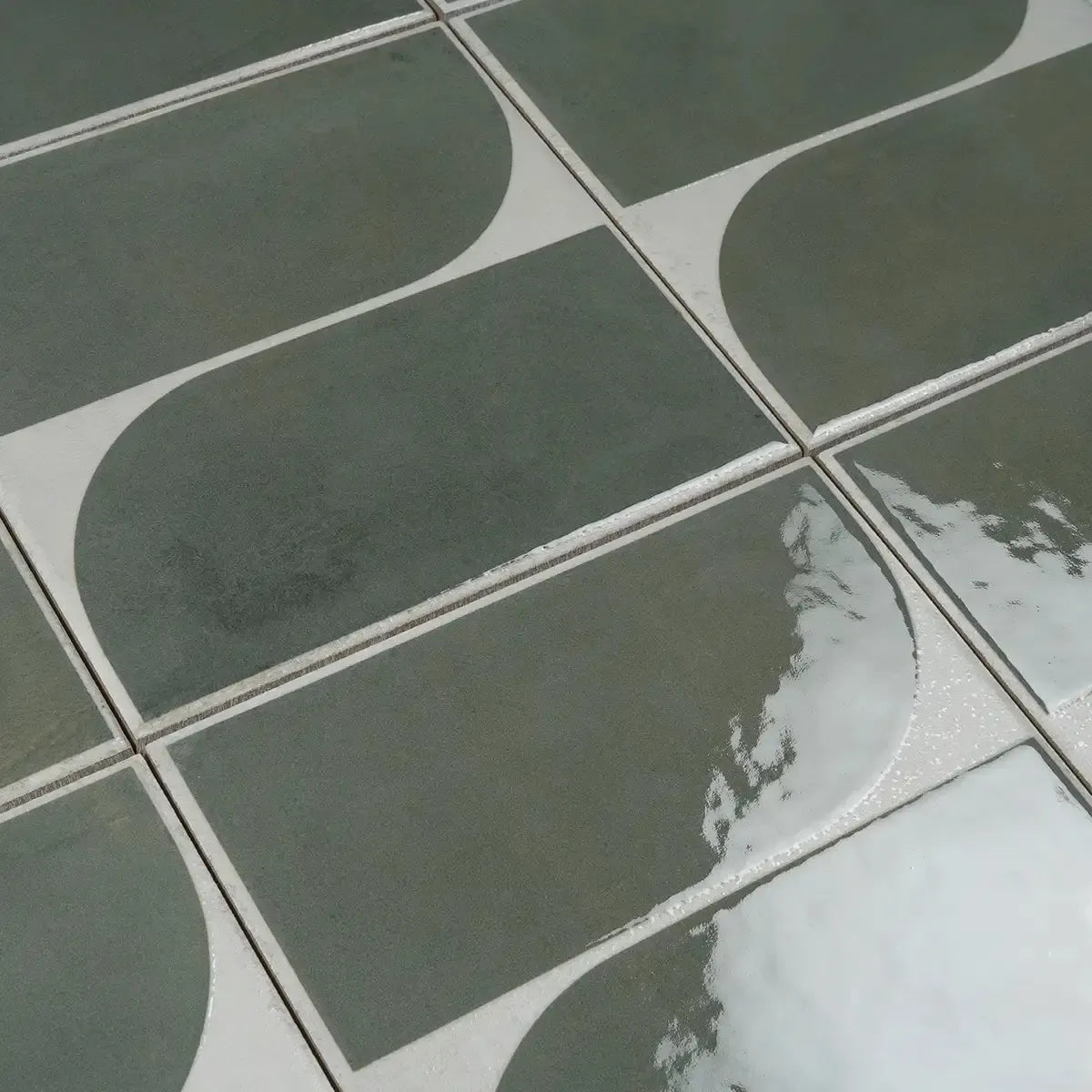 Formidus Evergreen Deco Square 8x8 Porcelain Tile | Tile Club
