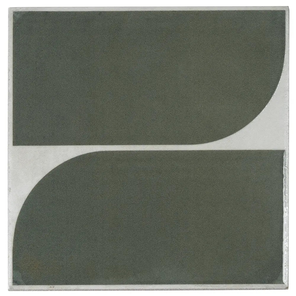 Formidus Evergreen Deco Square 8x8 Porcelain Tile | Tile Club