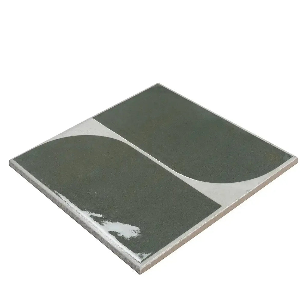 Formidus Evergreen Deco Square 8x8 Porcelain Tile | Tile Club