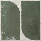 Formidus Evergreen Deco Square 8x8 Porcelain Tile | Tile Club
