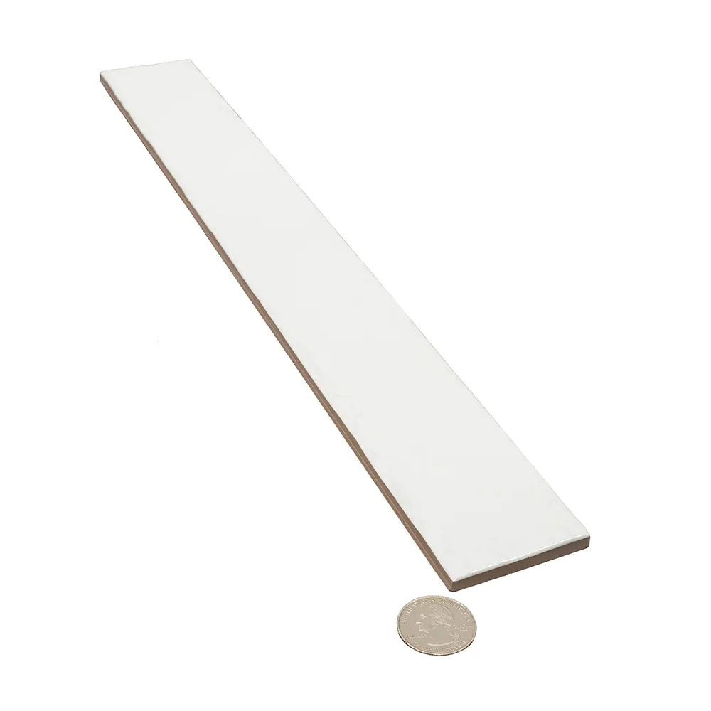 Colobric White Brick 2x16 Ceramic Wall Tile | Tile Club