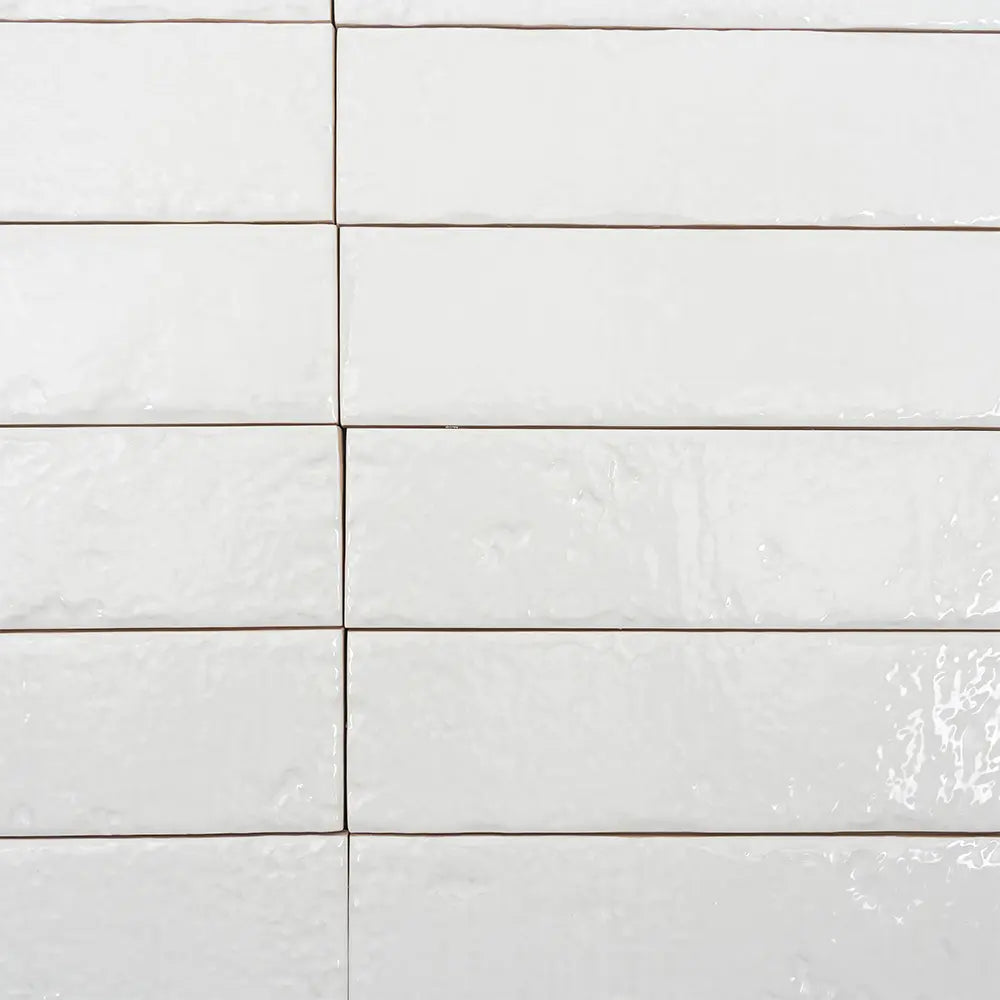 Colobric White Brick 2x16 Ceramic Wall Tile | Tile Club