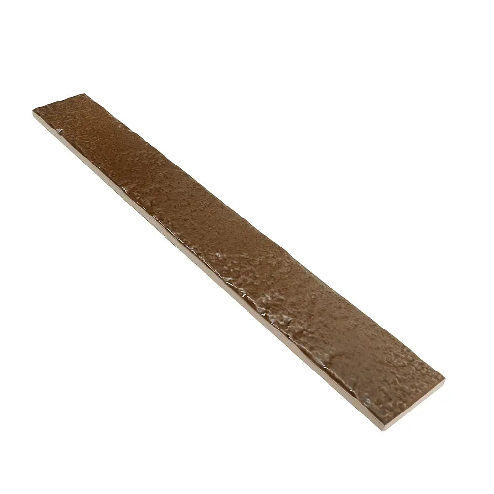 Colobric Brown Brick 2x16 Ceramic Wall Tile
