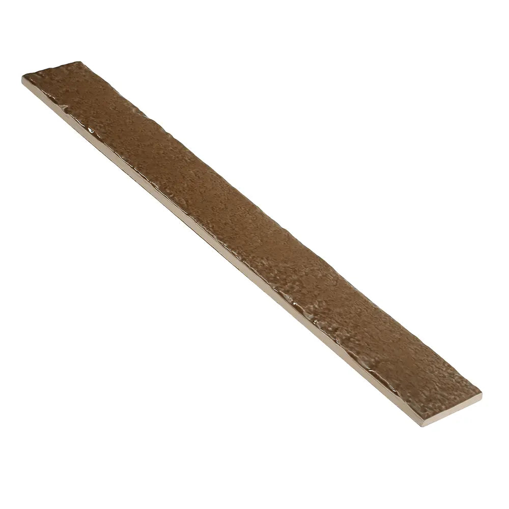 Colobric Brown Brick 2x16 Ceramic Wall Tile