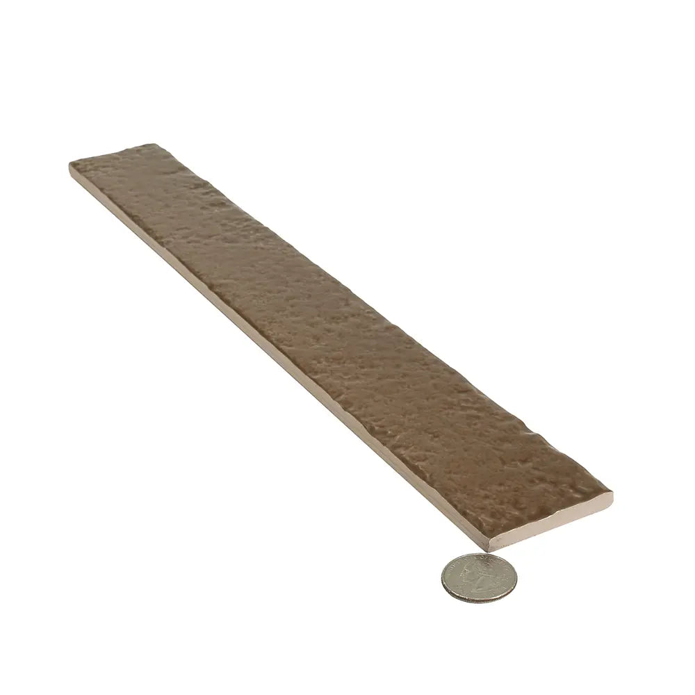 Colobric Brown Brick 2x16 Ceramic Wall Tile