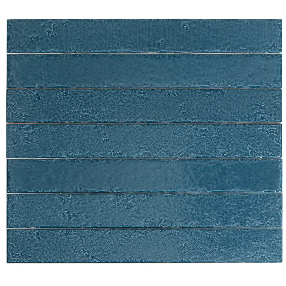 Colobric Dark Blue Brick 2x16 Ceramic Wall Tile | Tile Club