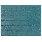 Colobric Bright Teal Brick 2x16 Ceramic Wall Tile | Tile Club