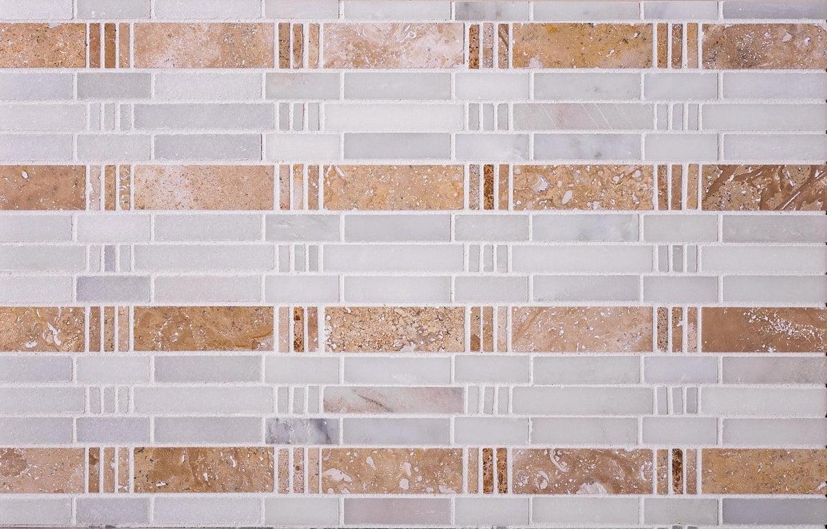 bamboo stick mosaic tile
