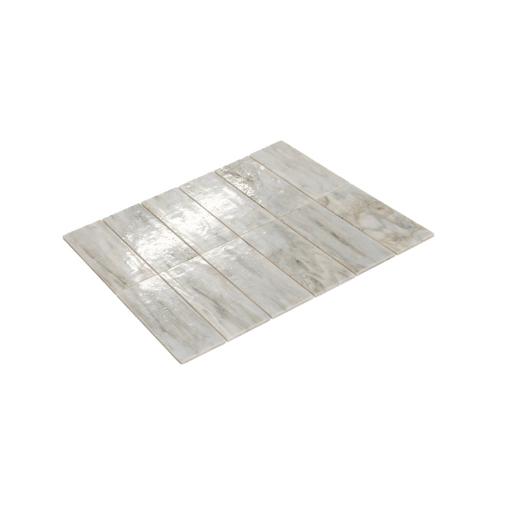 Beige Opal Rectangle Glass Mosaic | Tile Club