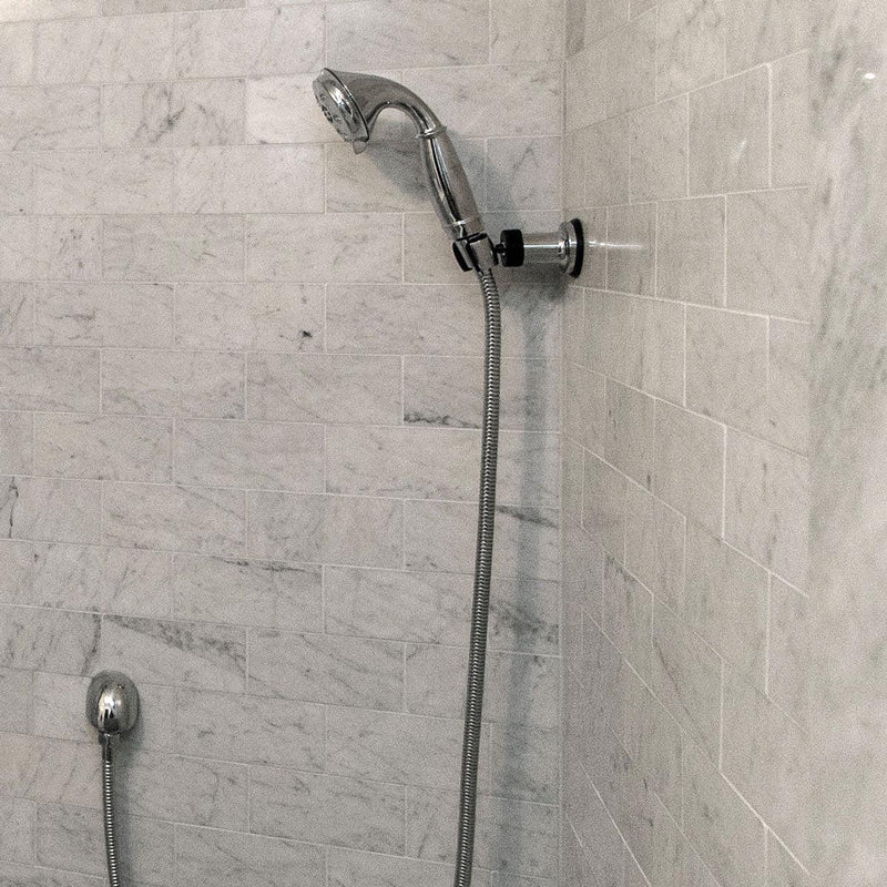 Bianco Carrara 3X6 Polished Marble Subway Tile | Tile Club