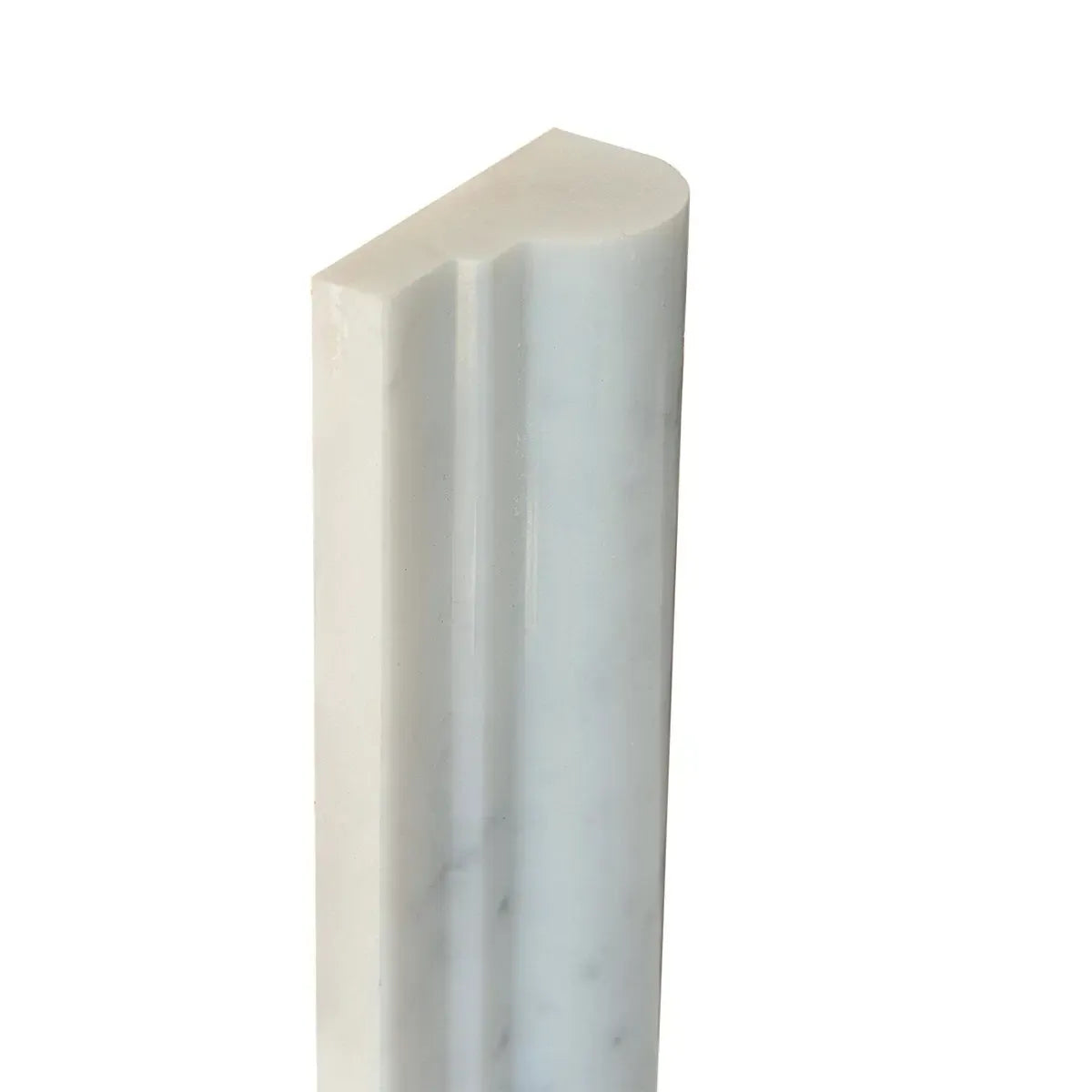 Bianco Carrara Marble Chair Rail Polished | Tile Club