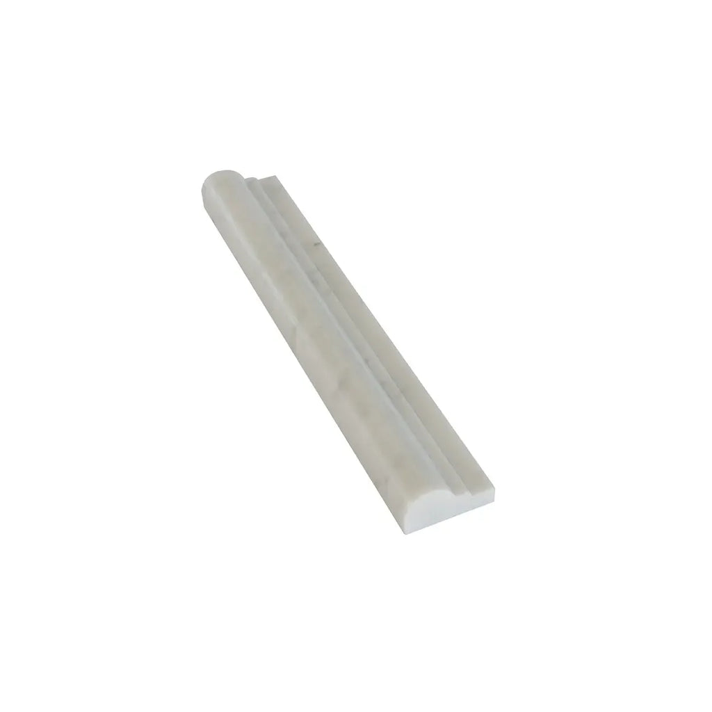 Bianco Carrara Marble Chair Rail Polished | Tile Club