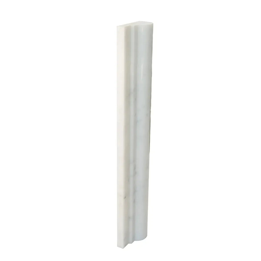 Bianco Carrara Marble Chair Rail Polished | Tile Club