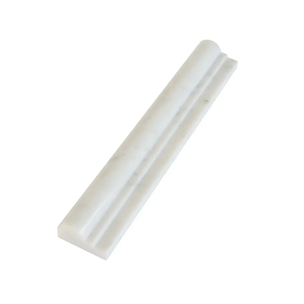 Bianco Carrara Marble Chair Rail Polished | Tile Club