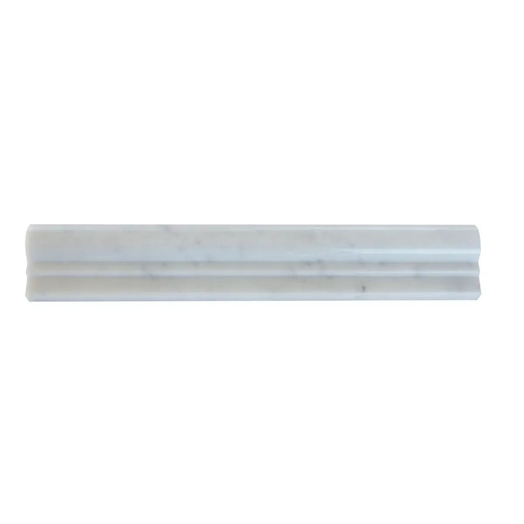 Bianco Carrara Marble Chair Rail Polished | Tile Club