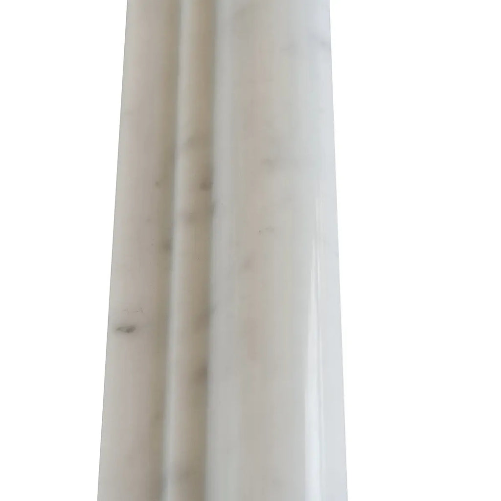 Bianco Carrara Marble Chair Rail Polished | Tile Club