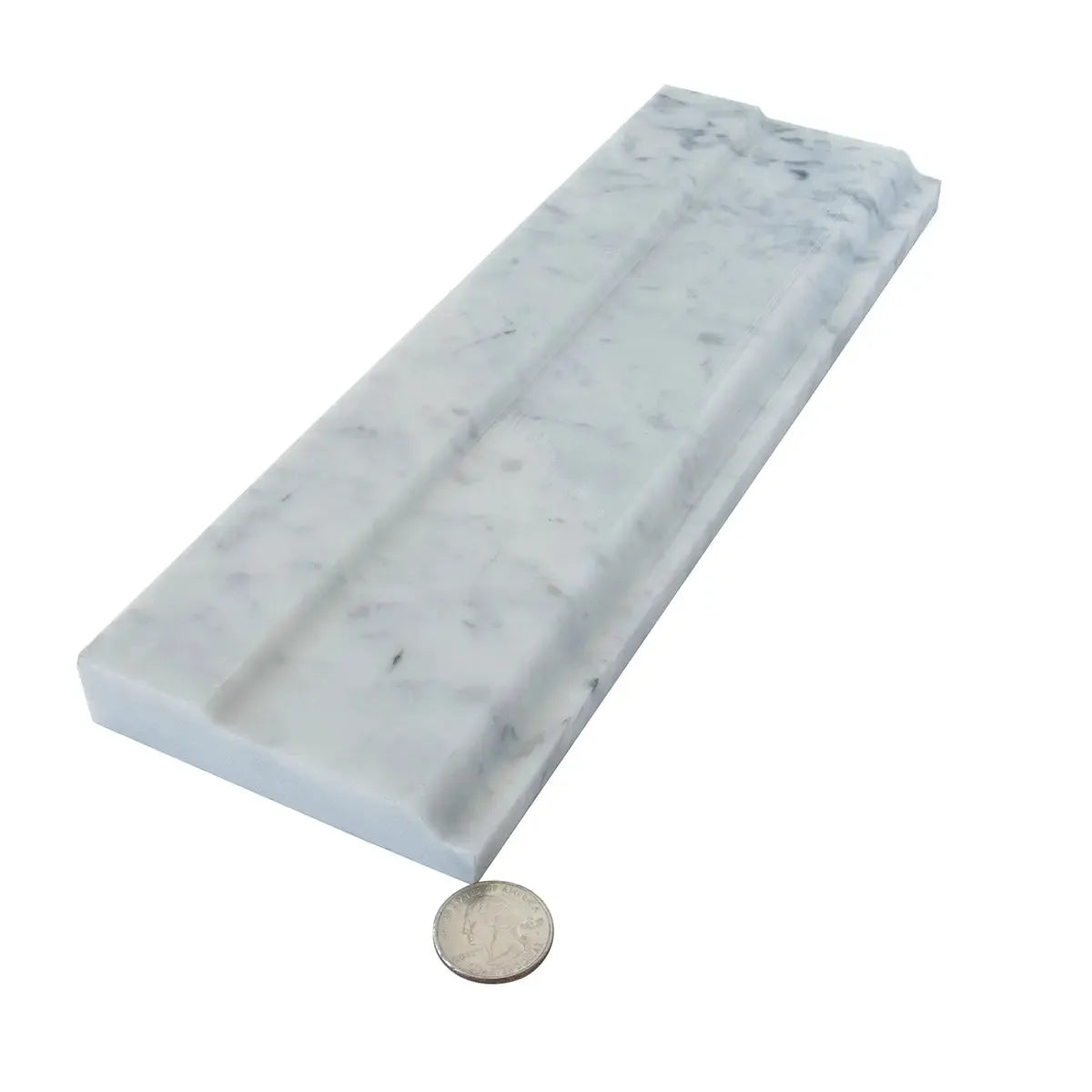 Bianco Carrara Marble Nova Baseboard Polished | Tile Club