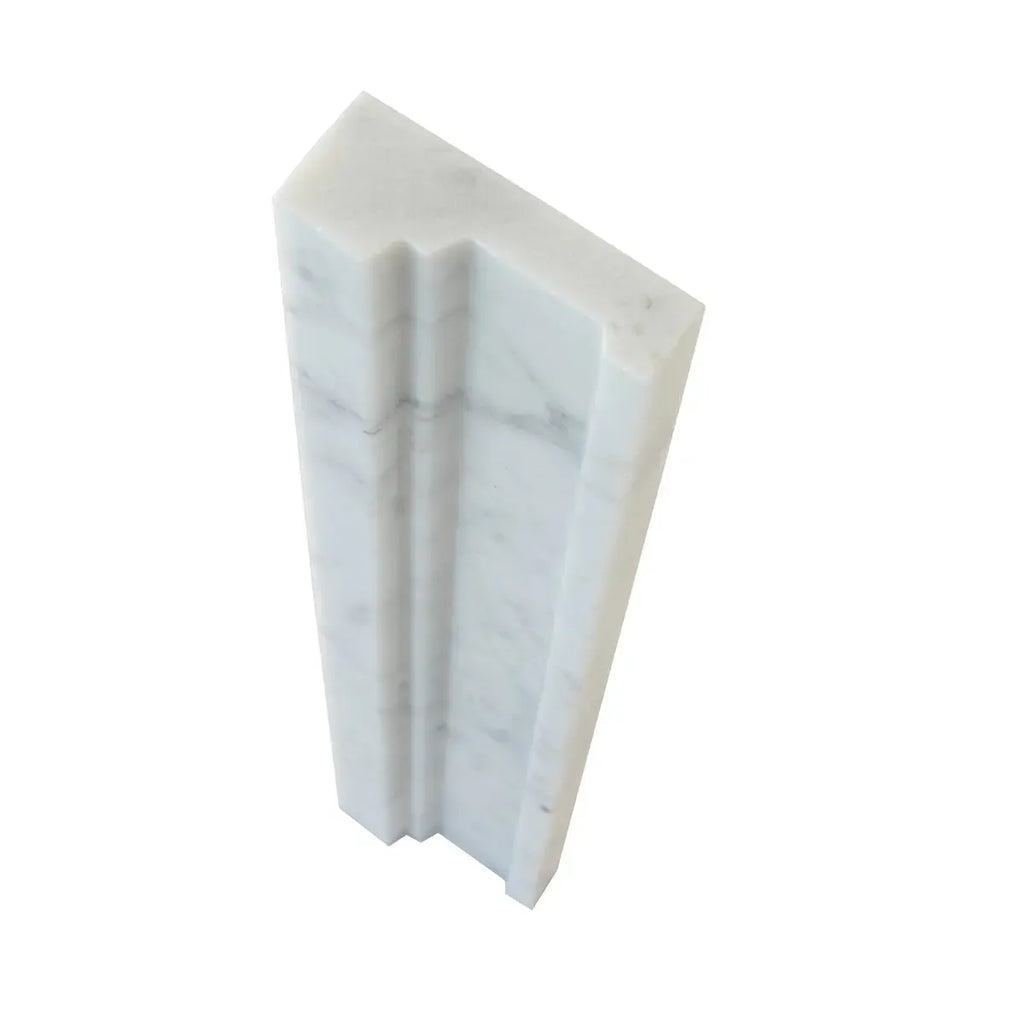 Bianco Carrara Marble Nova Chair Rail Polished | Tile Club