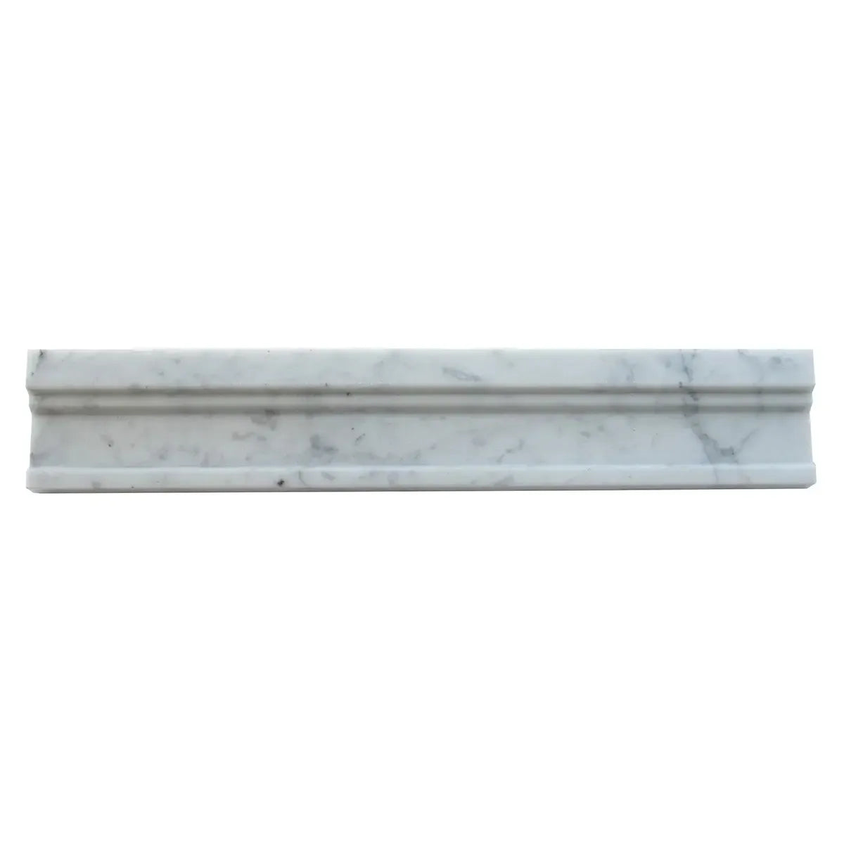 Bianco Carrara Marble Nova Chair Rail Polished | Tile Club