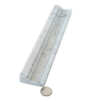 Bianco Carrara Marble Nova Chair Rail Polished | Tile Club