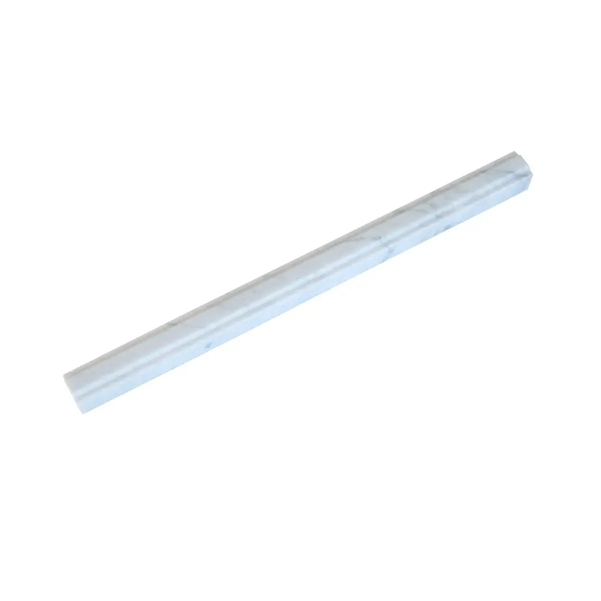 Bianco Carrara Marble Nova Pencil Liner Honed | Tile Club