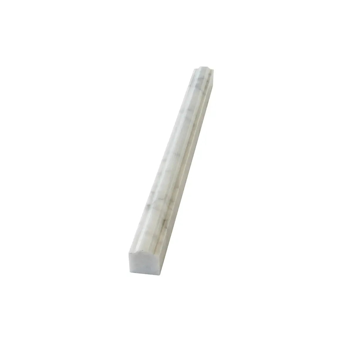 Bianco Carrara Marble Nova Pencil Liner Polished | Tile Club