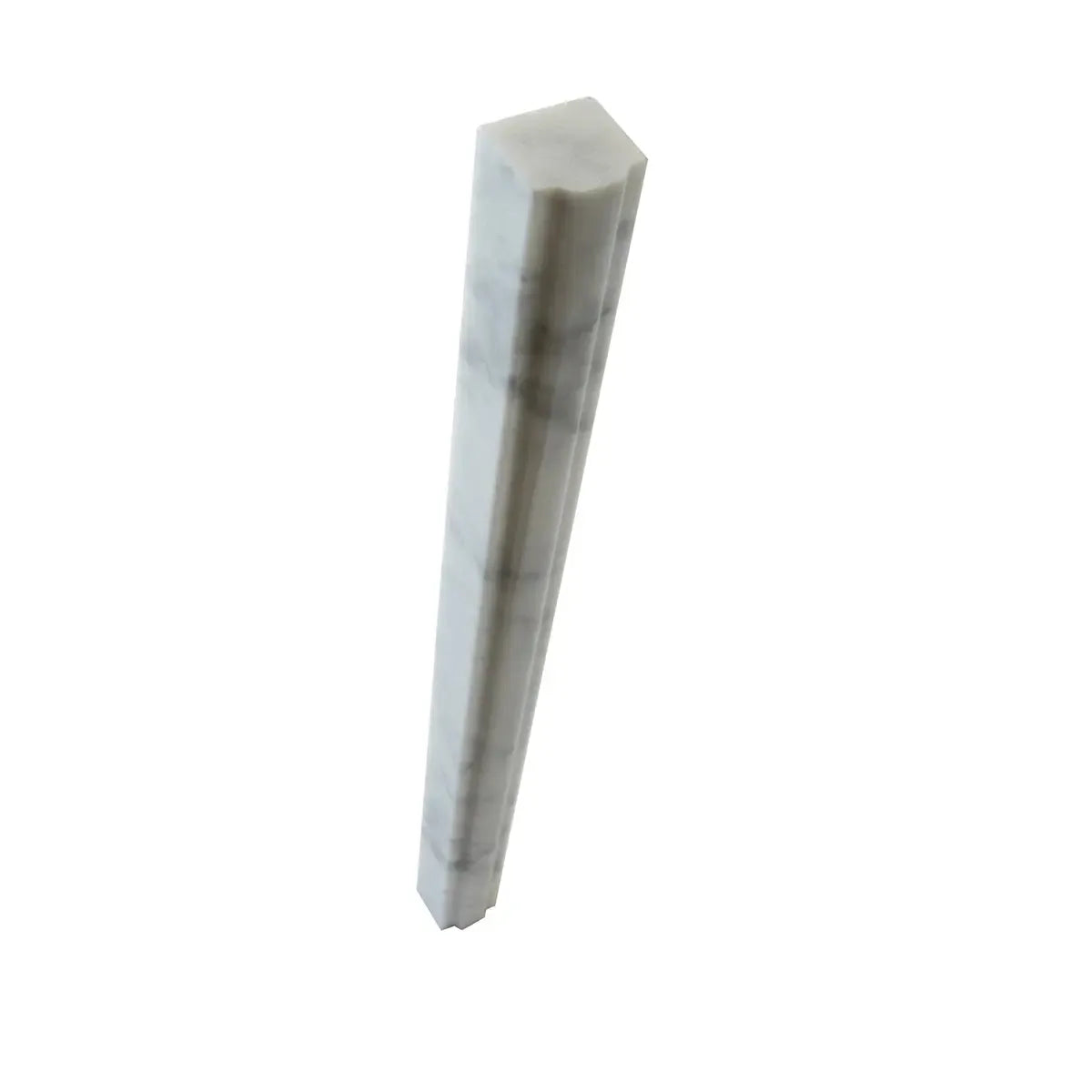 Bianco Carrara Marble Nova Pencil Liner Polished | Tile Club
