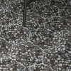 Black and White Chic Terrazzo Hex Porcelain Tile