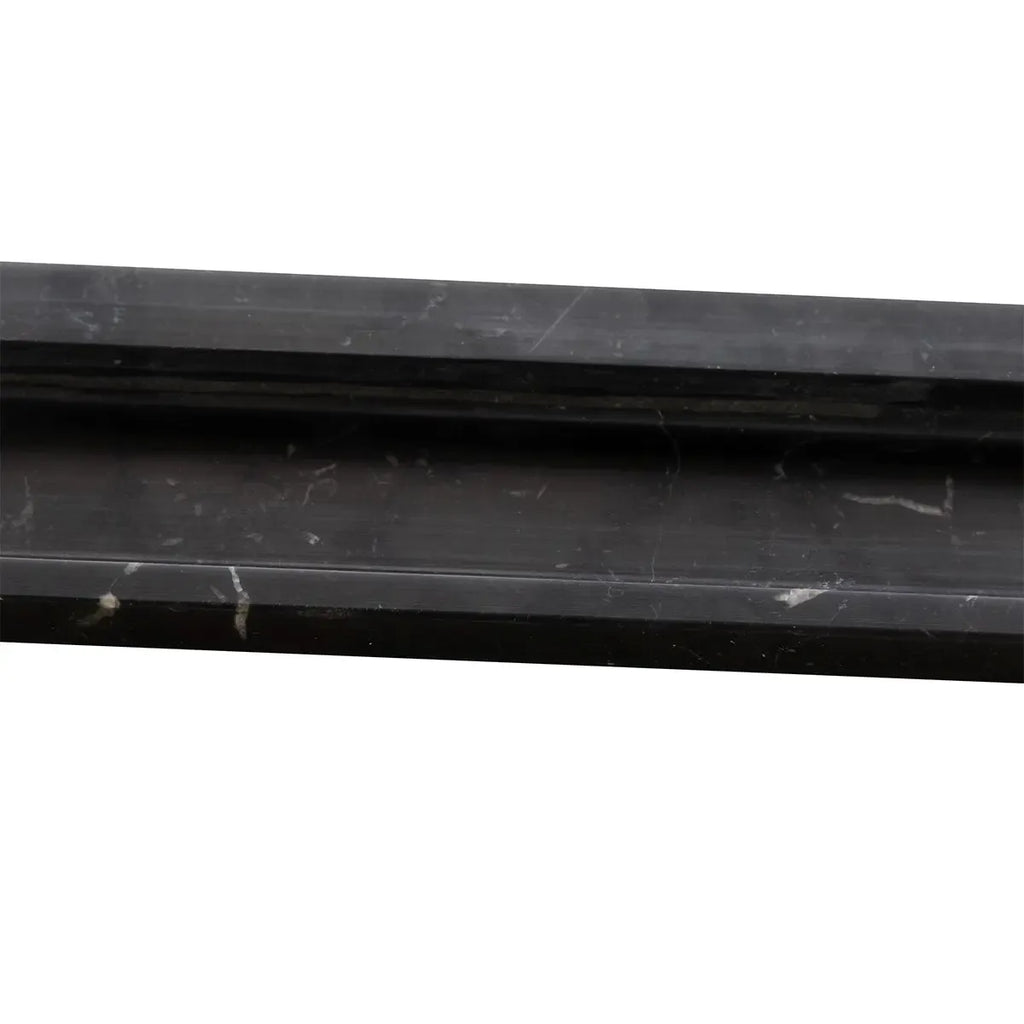 Black Marble Nova Chair Rail Polished | Tile Club