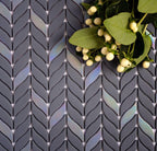 Blue Leaf Mosaic Tile