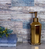 11.8" x 11.8" Blue Wooden Glass Subway Mosaic Tile