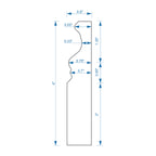 Bardiglio Marble Baseboard Polished | Tile Club