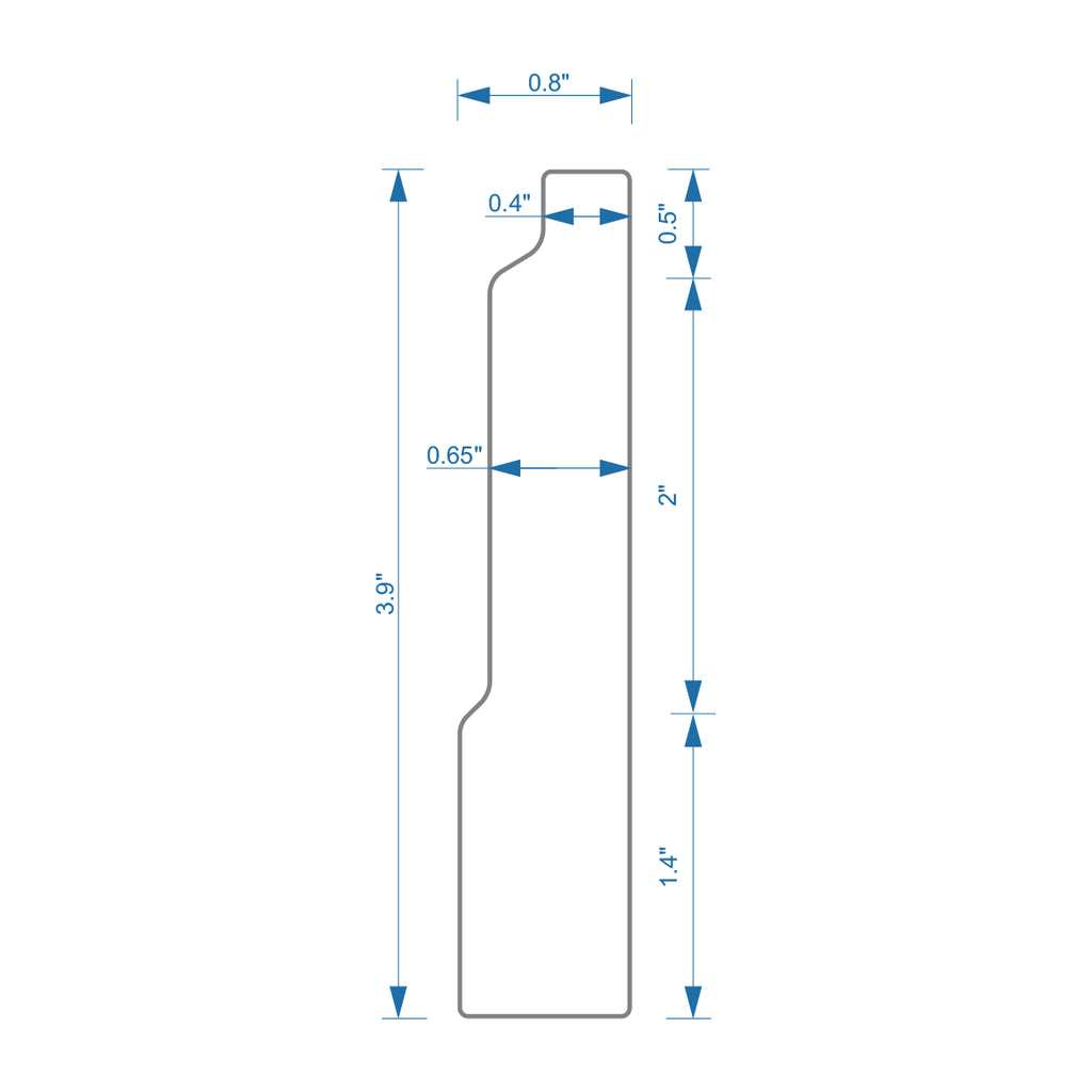 Thassos White Marble Nova Baseboard Polished | Tile Club